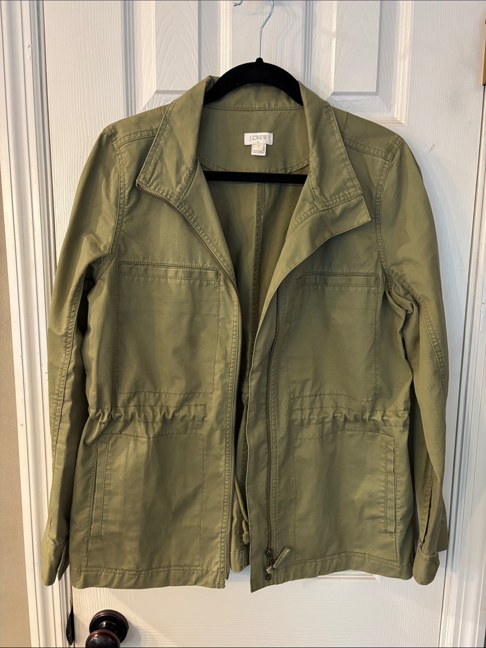 J. Crew Women's Olive Utility Jacket size M